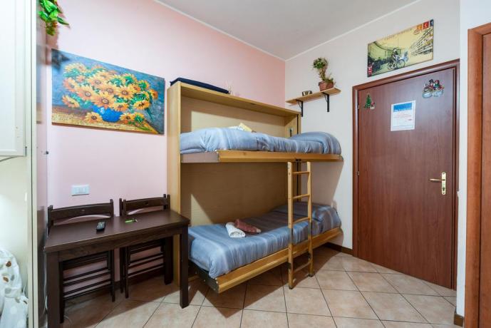 Appartamento a Roma con letto a castello
