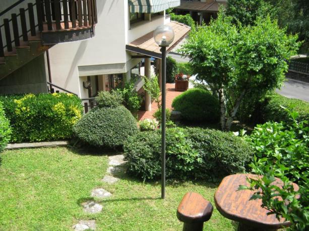 Spazi all'aperto appartamenti Monte Cimone