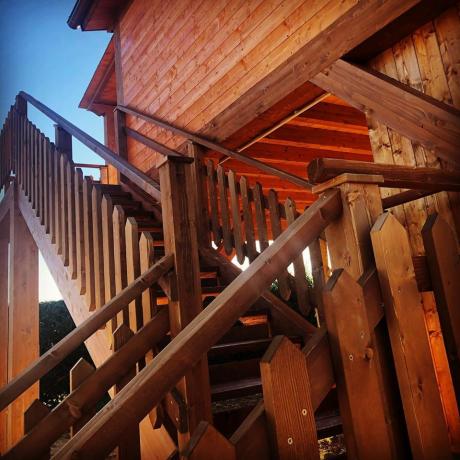 Casa sull'albero 4metri con ingresso indipendente Umbria