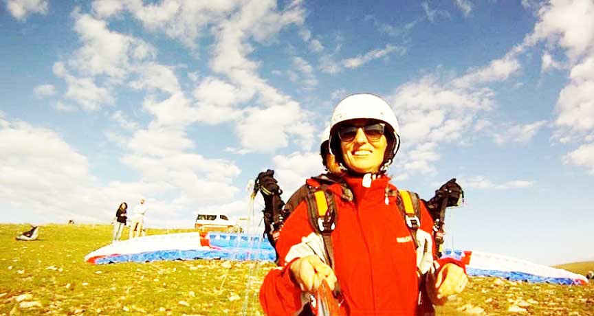 Volare con Parapendio Biposto nelle Marche