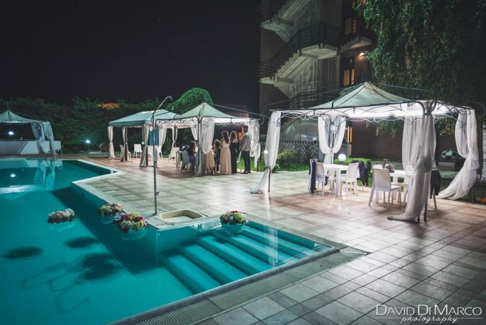 Piscina esterna in albergo 4 Stelle Avezzano L'Aquila 