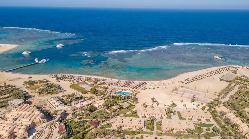 Villaggio Veraclub sulla barriera corallina a Marsa Alam