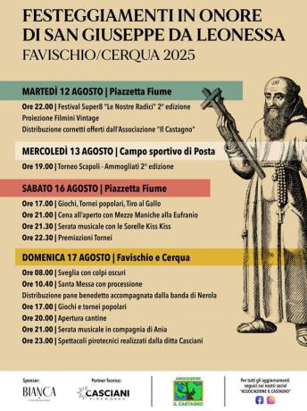 Festeggiamenti in onore di San Giuseppe da Leonessa