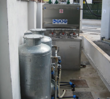 Particolare impianto depurazione della Ecol Service srl