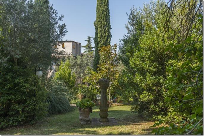Giardino per momenti di relax dell'Hotel la Villa