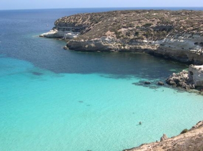 The island of Lampedusa