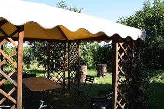 Gazebo esterno per gli ospiti
