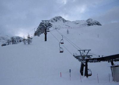 Accommodations near the skilifts, Sella Nevea, Italy