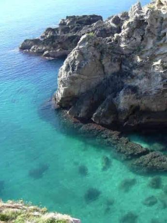 The coast of Salento