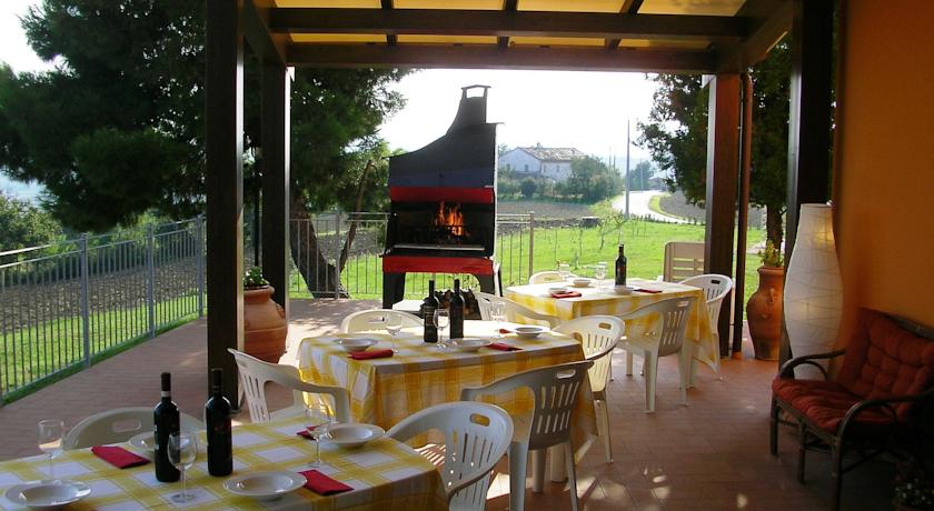 Veranda con vista sulla vallata