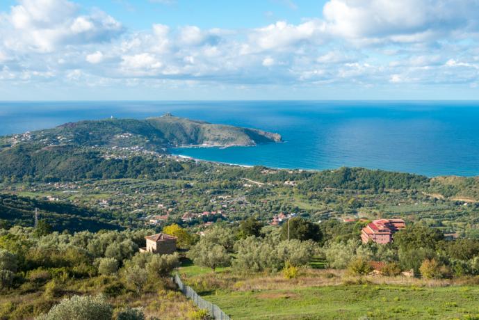 Vista panoramica della Baia di Palinuro