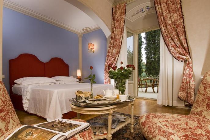Resort Toscana Camera matrimoniale con vista giardino  