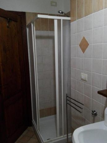 Bagno con doccia in Appartamento a Coltavolino