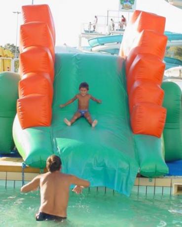 Waterslides for small children in Riccione