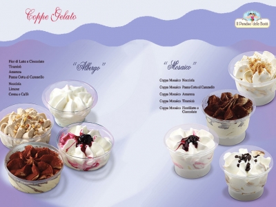 coppette gelato per albergo, coppa gelato in monop