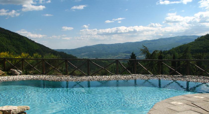 Piscina Esterna Panoramica in Toscana 