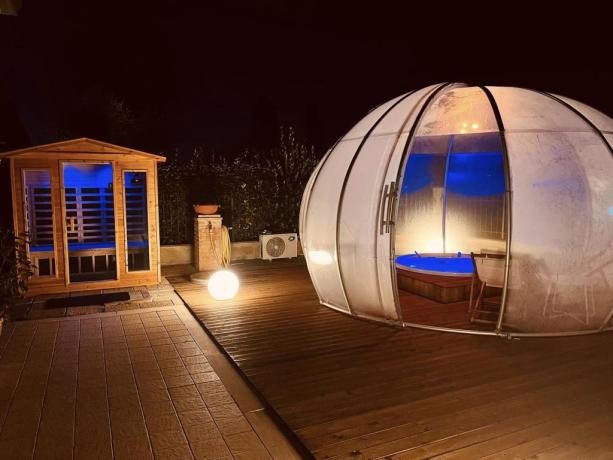 SPA con Jacuzzi e Sauna: Villa Patty Assisi