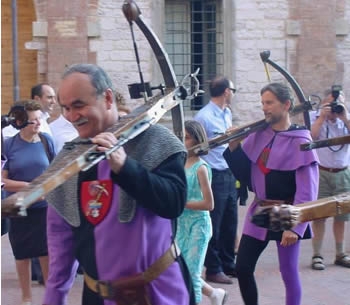 Medieval show in Gubbio