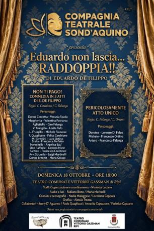 Eduardo De Filippo non lascia...raddoppia all'interno di "Voci di una terra"