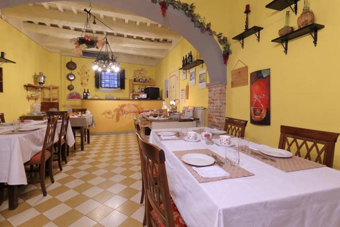 Colazione continentale con prodotti della casa