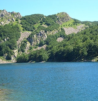 The Santo lake of  Garfagnana
