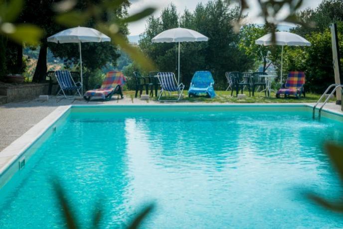 Agriturismo Lago Trasimeno: Piscina con Solarium