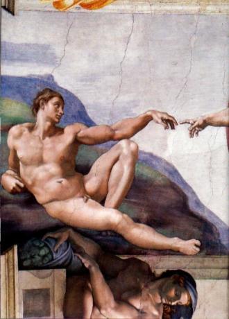 Detail of the Sistine Chapel