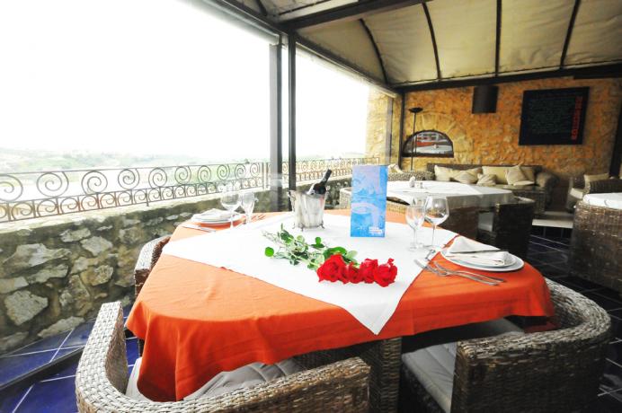 Albergo Alcamo, Terrazza sala colazione/bar/ristorante 