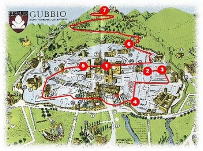 Mappa del percorso
