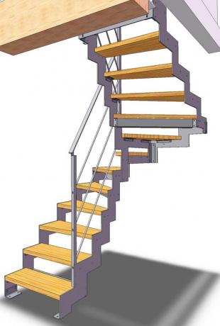 s3-d4 scala prefabbricata piccola disegni