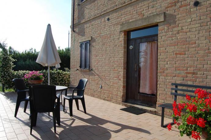 Vacanze ad Appignano vicino Macerata con giardino-privato 