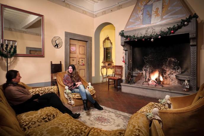 Sala Lettura con Camino e wifi
