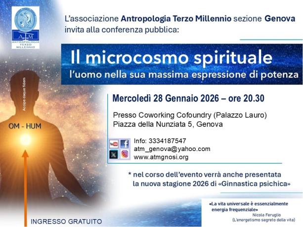 Conferenza gratuita "Il microcosmo spirituale"