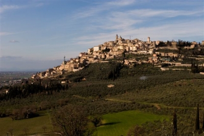 Panoramic view of Trevi