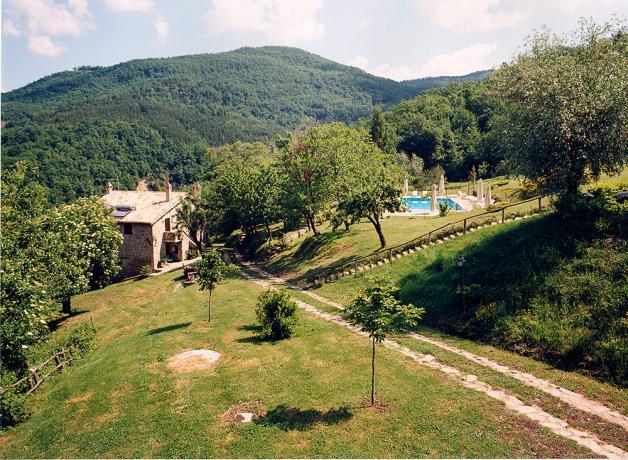 Agriturismo con Piscina vicino Assisi 