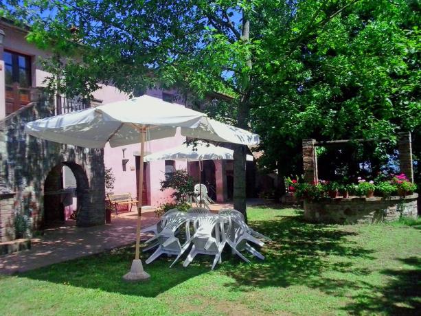 Casale rustino con patio esterno attrezzato Castiglione-del-Lago
