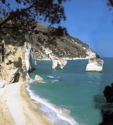 La costiera del Gargano in provincia di Foggia