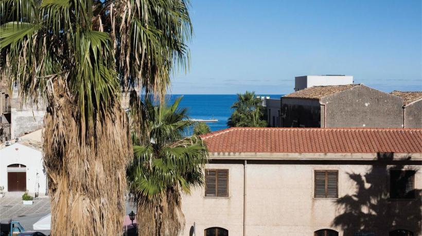 splendida vista dall'hotel del mare cristallino,Sicilia
