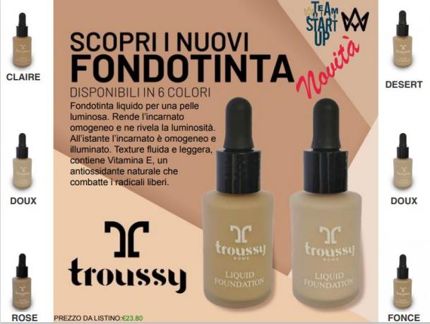 Imperya nuovi Fondotinta