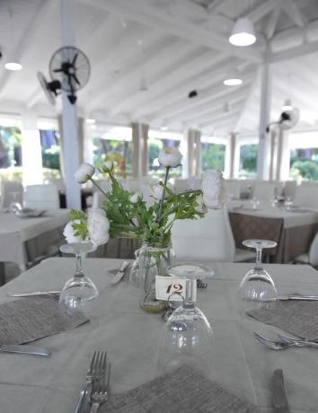 Resort ristorante interno pranzi cene Baia Domizia