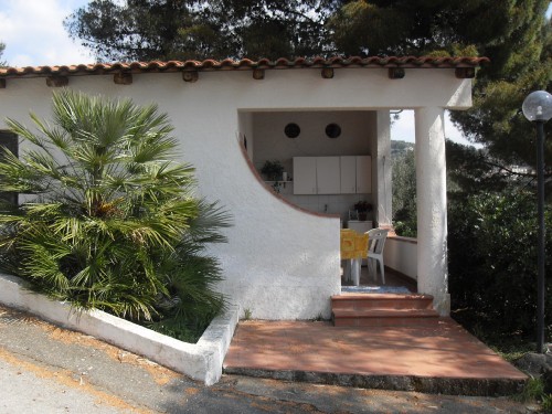 Veranda in Bungalow a Palinuro 