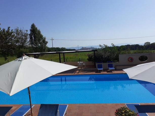 Casale con piscina per adulti Lago Trasimeno