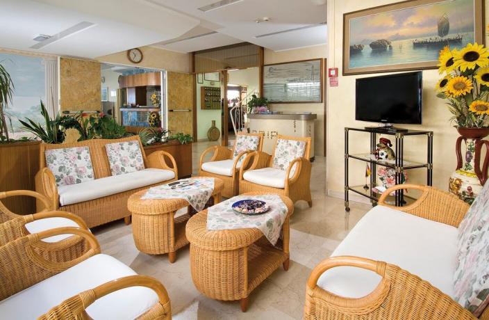 Hotel a Gabicce con sala comune