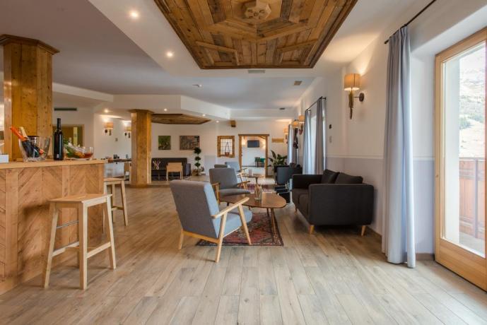 Hall dell'Hotel Ristorante vicino Livigno 