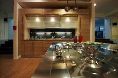 cucina moderna rovere sbiancato