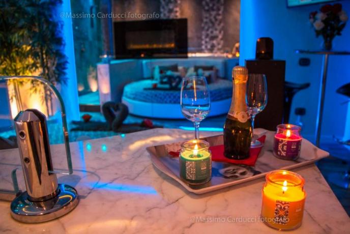 Aperitivo di benvenuto in Luxury SPA Suite 