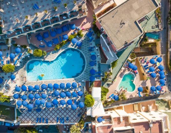 Piscina Termale esterna, Hotel 4 stelle Superior Ischia