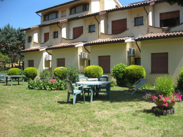 Hotel con giardino a Chiusi vicino Chianciano Terme
