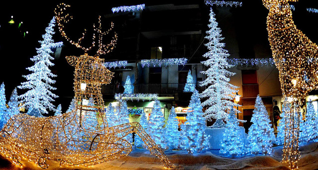 Luci D'Artista nel centro di Salerno   