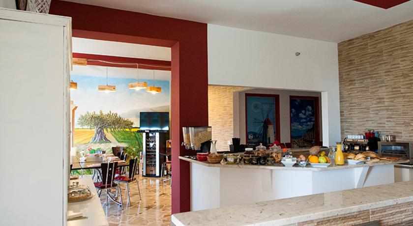 Sala delle colazioni B&B Partanna Trapani